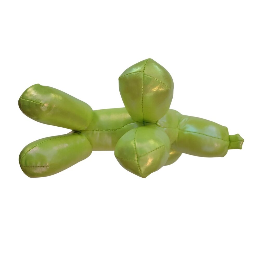 Halloween Iridescent Neon Green Balloon Dog W/ Bat 8" Plush Toy Way to Celebrate - Picture 7 of 8